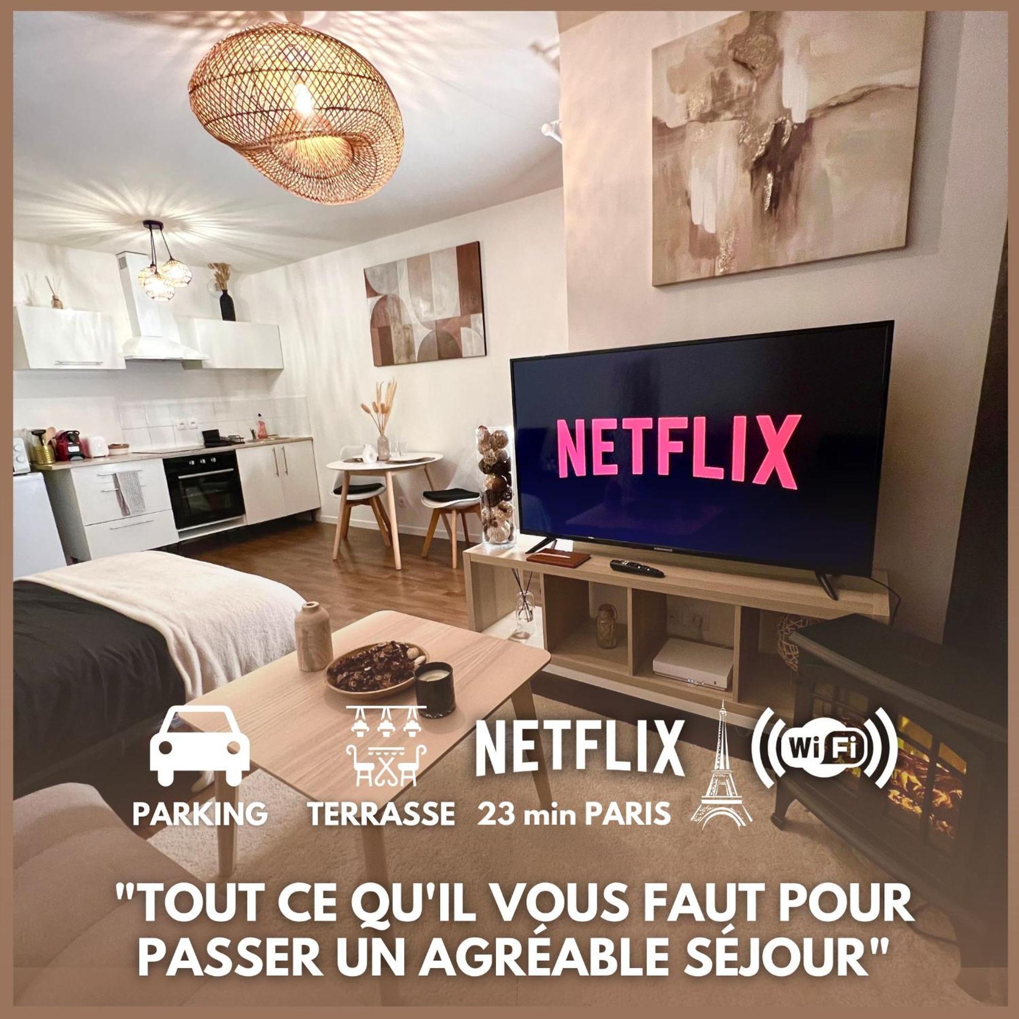 アルジャントゥイユ"Moonlight" Gare A 10Min De Paris, Wifi, Terrasse , Parkingアパートメント エクステリア 写真
